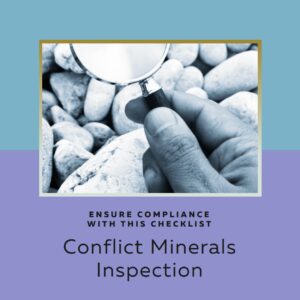 Conflict minerals inspection