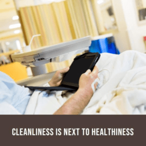 Housekeeping inspection for hospitals