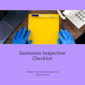 Sanitation Inspection checklist 