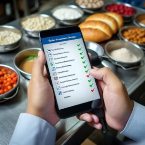 Vendor Assessment Checklist Food Industry