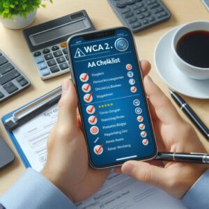 WCAG . AA Checklist