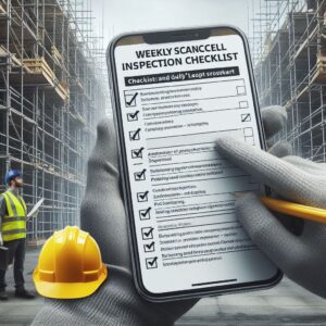 Weekly Scaffold Inspection Checklist