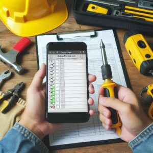 Construction Punch List Template