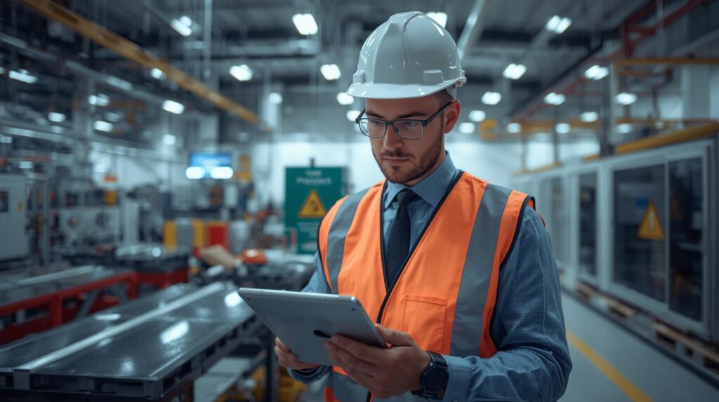 Manufacturing Safety Audit using tablet